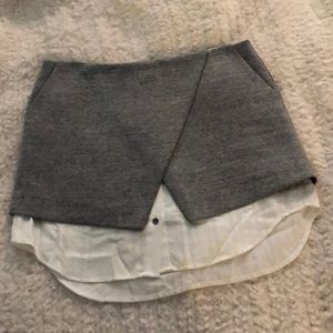 Intermix mixed media skirt sz Medium